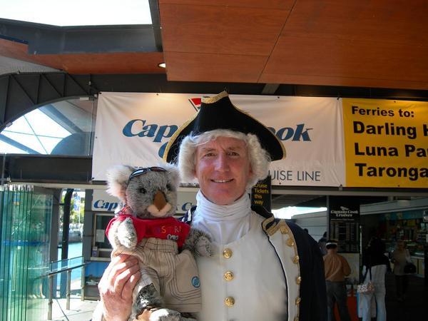 Kev meets up with Captain Cook