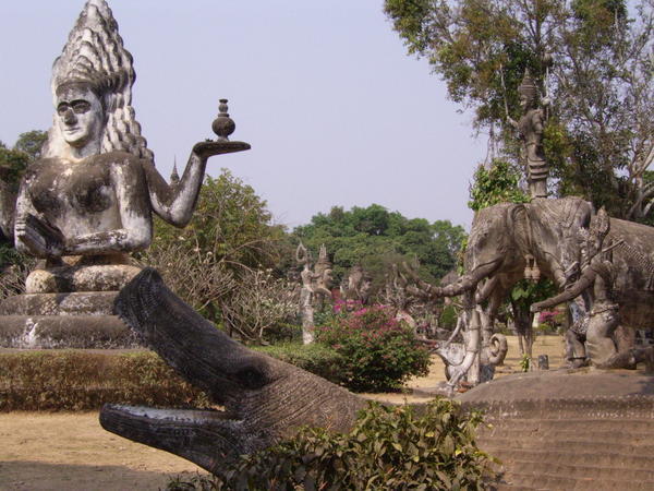 At Buddha Park
