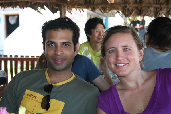 Daryl and I in Mamallupuram, where the Tsunami hit in 2004!