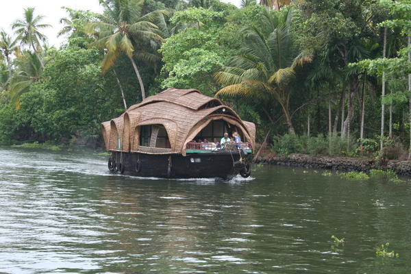 Traditional Keralan Houseboat