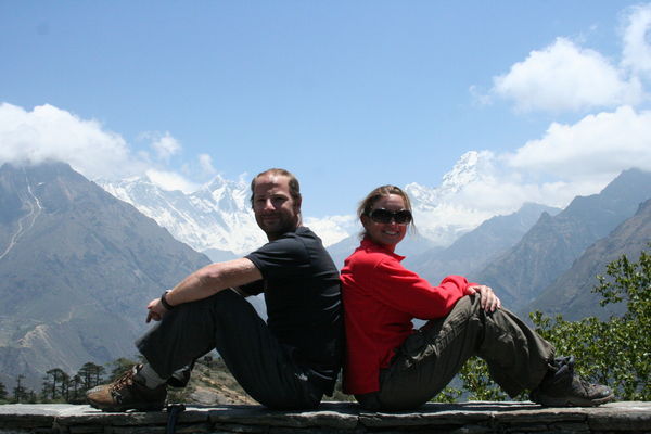 At the Everest View 5 star hotel.