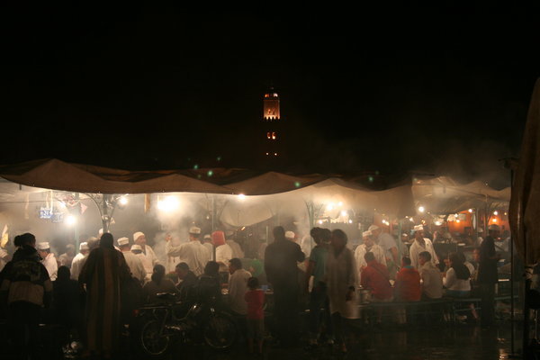 Nightly Food Stalls in Dar El Fna Square