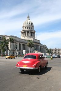 Capitol Building and Old Cars