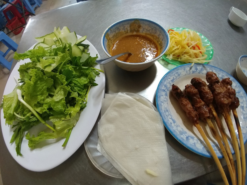 Banh xeo with porkmeat