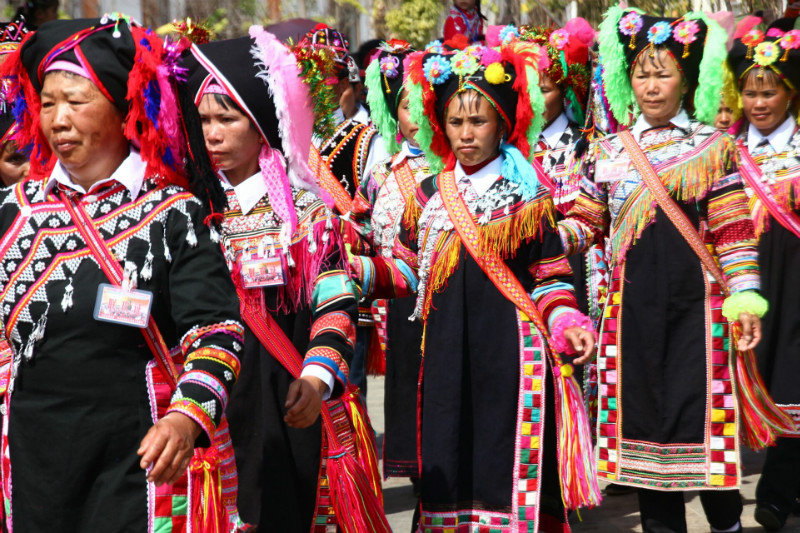 Lahu women in Lancang
