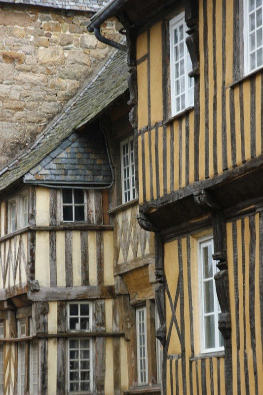 half-timbered houses