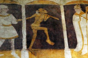 the danse macabre-fresco