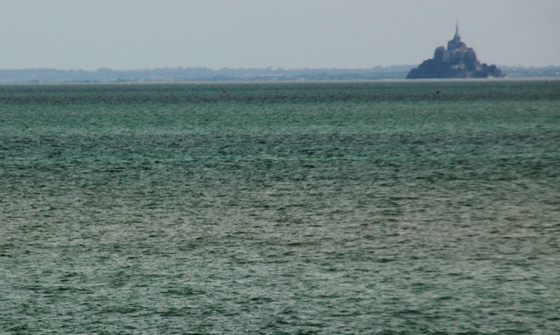 view from the bay of Cancale