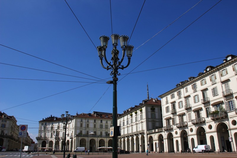 Piazza Vittorio Veneto on Via Po