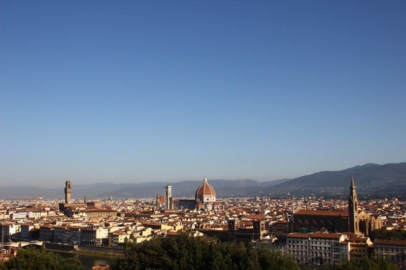 panorama view from Piazzale Michelangelo