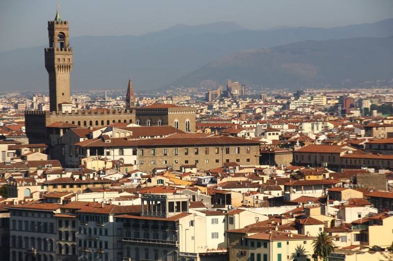 city view from Piazzale Michelangelo