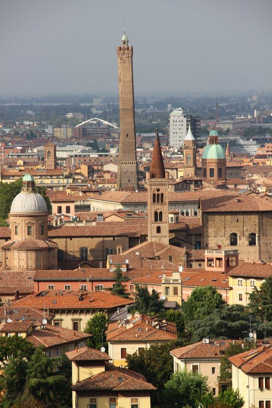 Bologna city view
