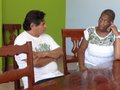 Estoy platicando con Heladio, el presidente del Municipio de Tututepec y Ecosta