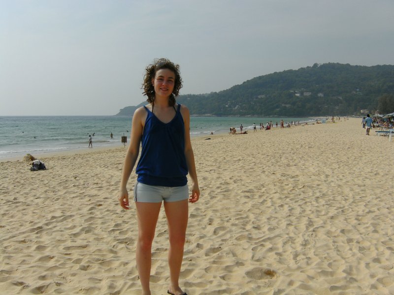 Me at the beach - as promised