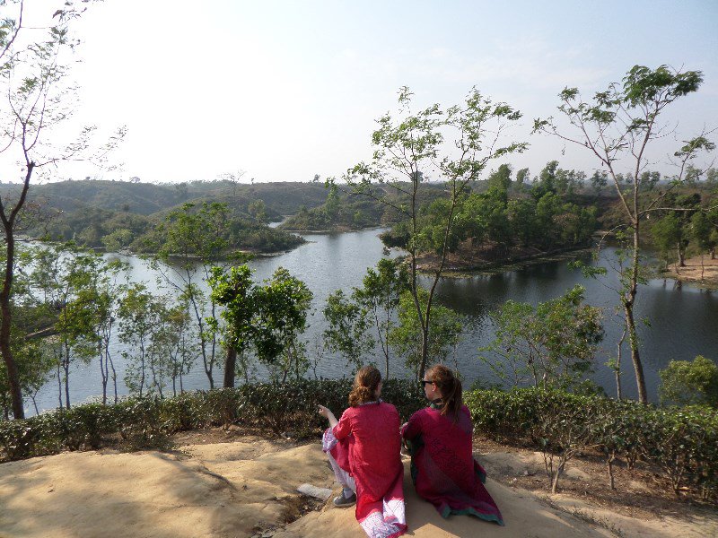 View of the lotus lake