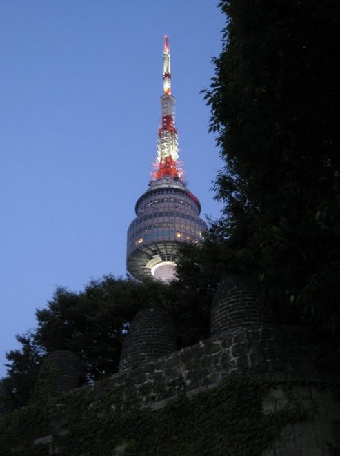 N Seoul Tower from The Ground