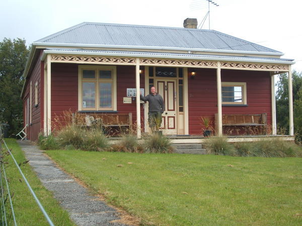 Me at Catlins Backpackers