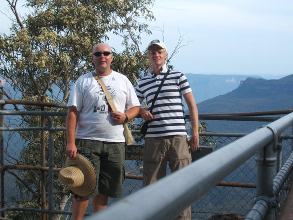 Me and Tom at one of the many lookouts