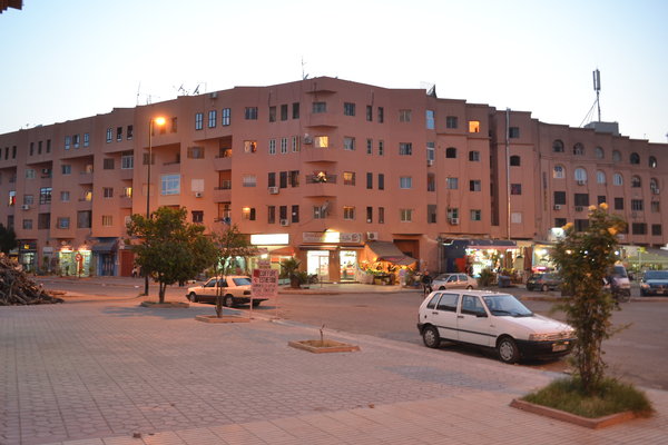 modern neighbourhood in Marrakech
