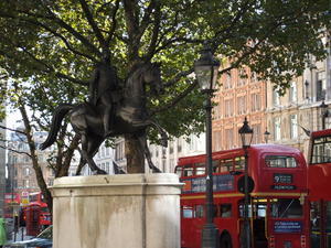 monuments and buses