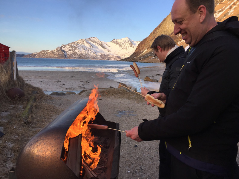 barbecue at Grøtfjord