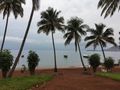 view of Lake Tanganyika from our room.