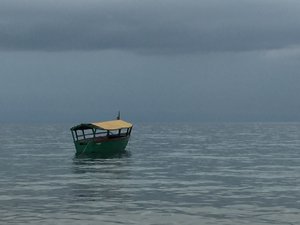 fishing boat on Lake Tanganyika.