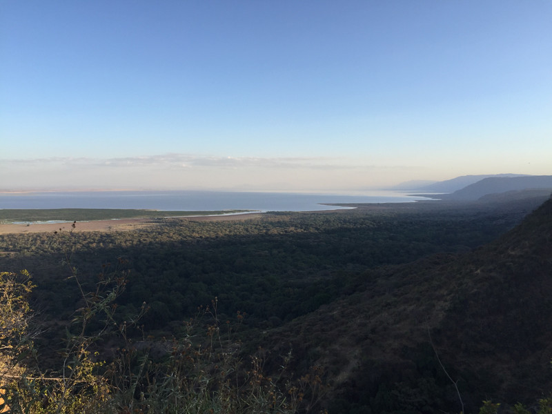 Panoramic view of  Lake Manyara, Tanzania
