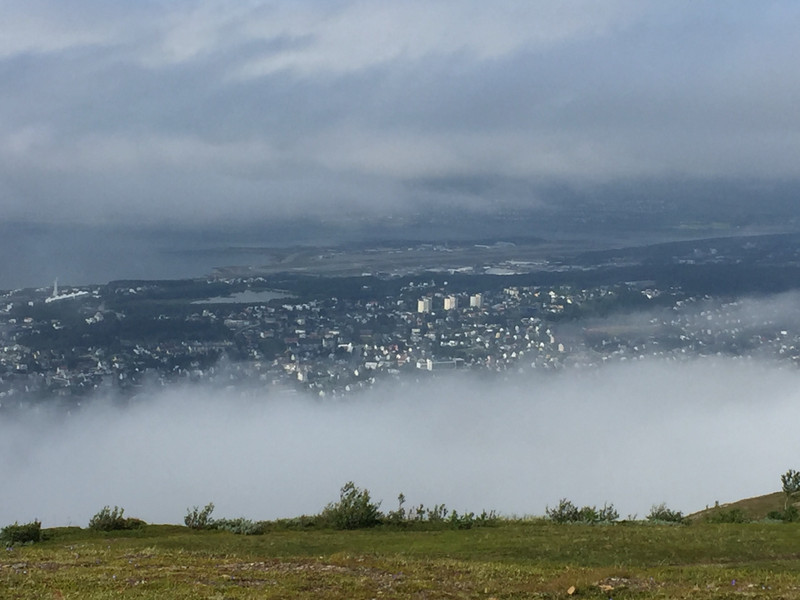 Tromsø through the clouds