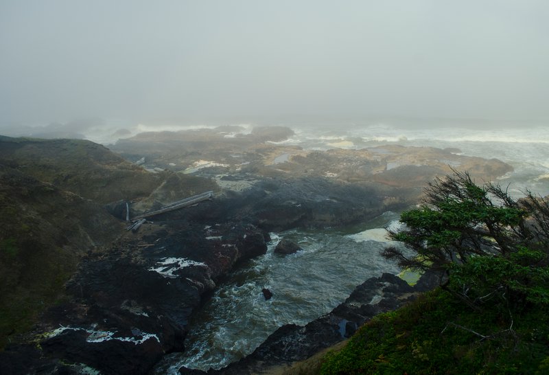 Foggy Oregon Coast