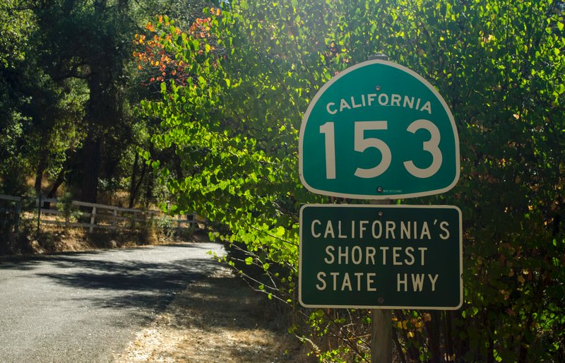 Shortest highway in California