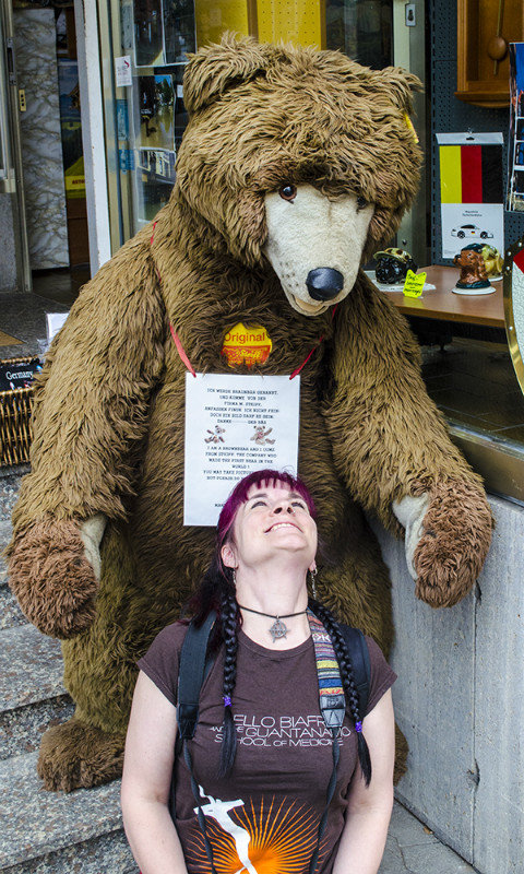 Me and local bear