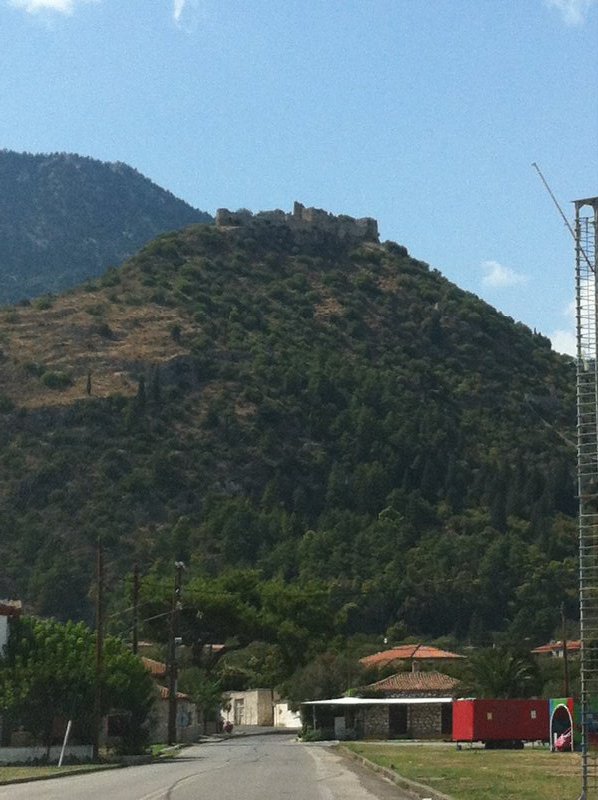Mystras from road