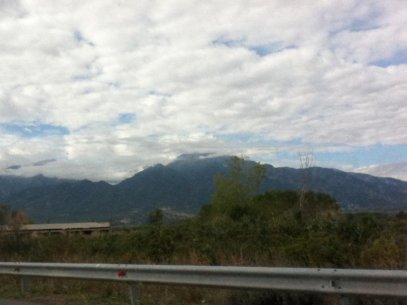 Still driving past Mount Olympus
