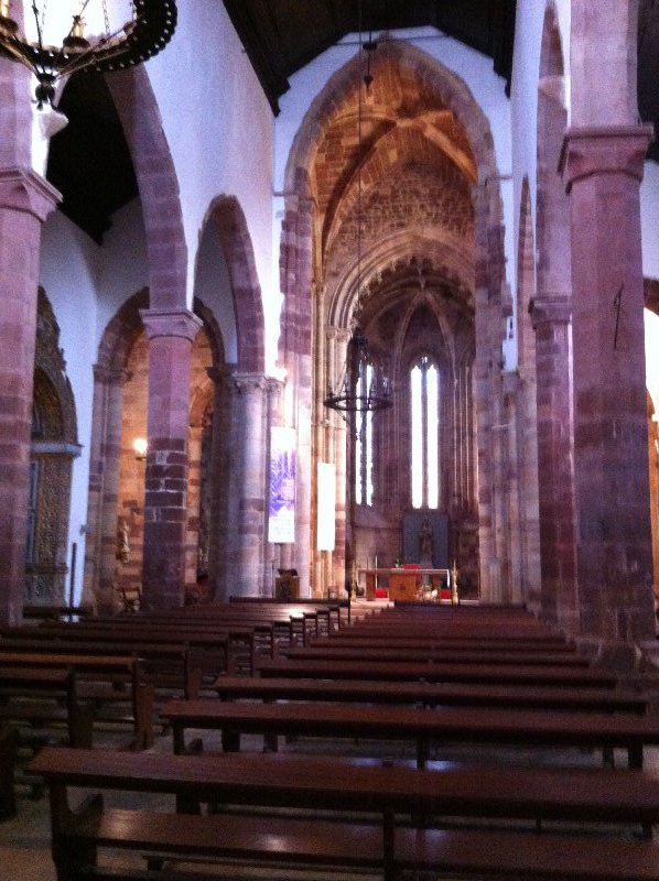 Inside Silves cathedral