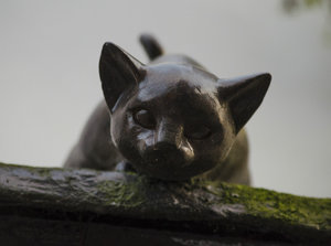 Cat Statue at the Three Tuns