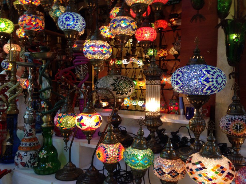 Lamp stall at Grand Bazaar.