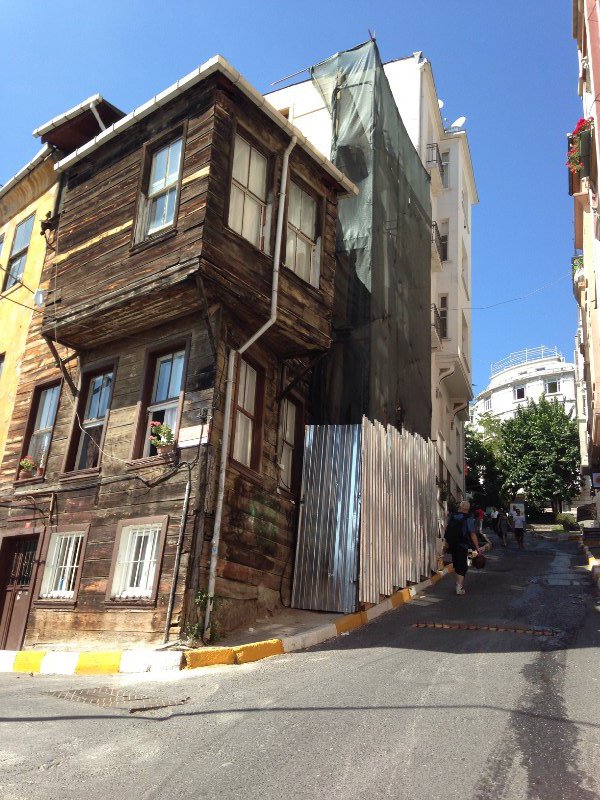 Interesting and fairly typical house in Istanbul.