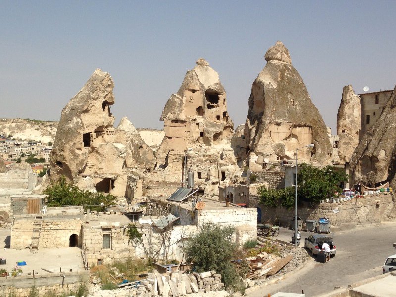 View from Cave Life Hotel, Goreme.
