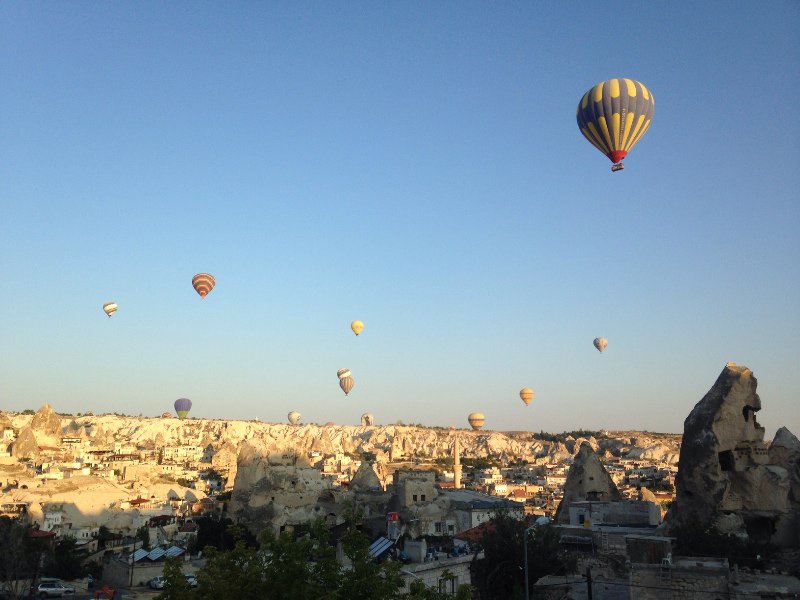 A fraction of the balloon invasion over Goreme.