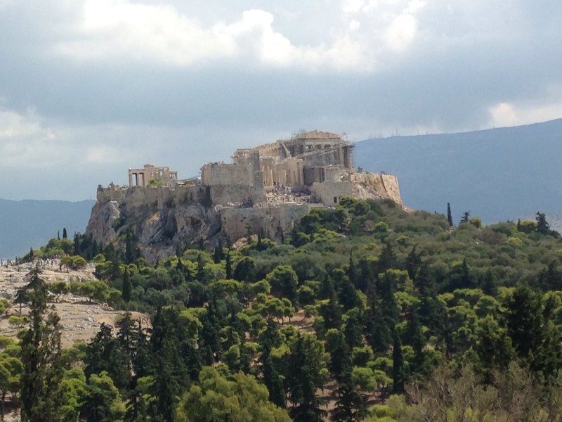 Acropolis as viewed from near the Observatory