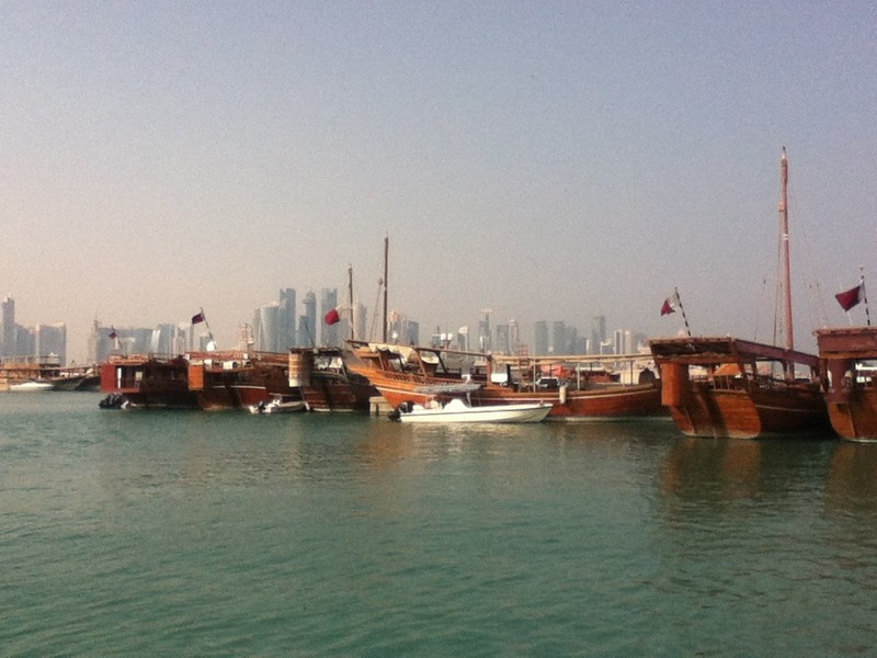Empty tourist boats