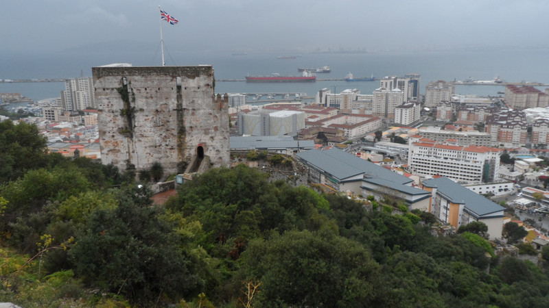 Moorish castle on Gibraltar