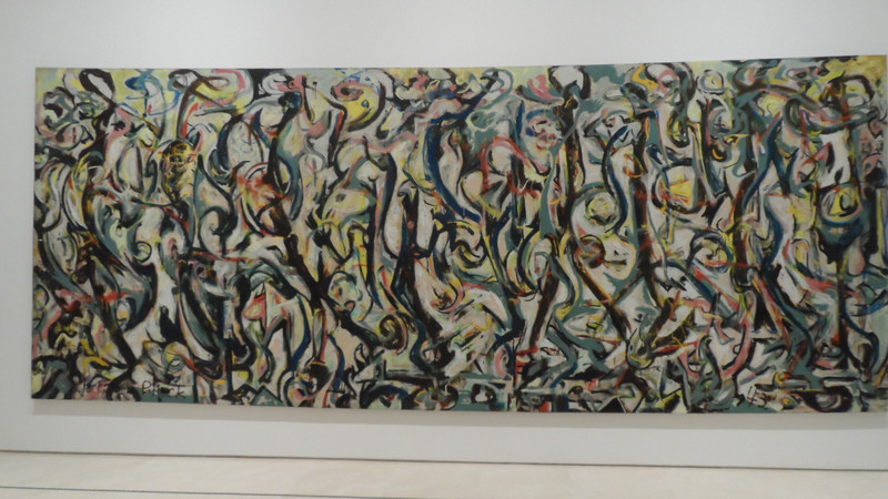 Mural by Jackson Pollock