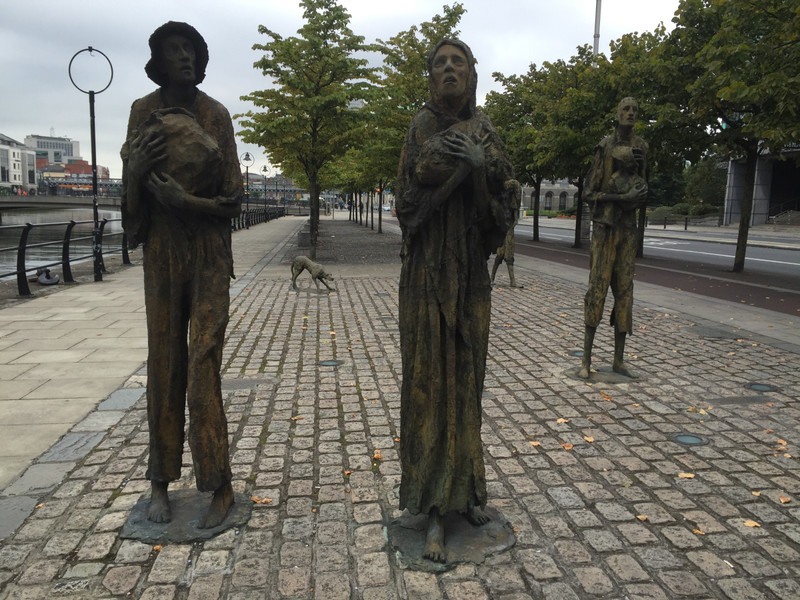 Famine Statues