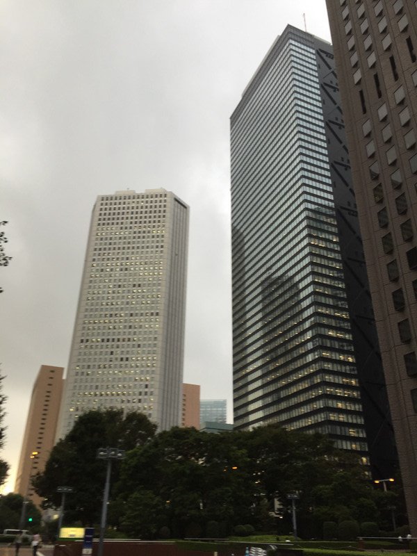 Sumitomo building (on the left) Skyscraper district, Shinjuku