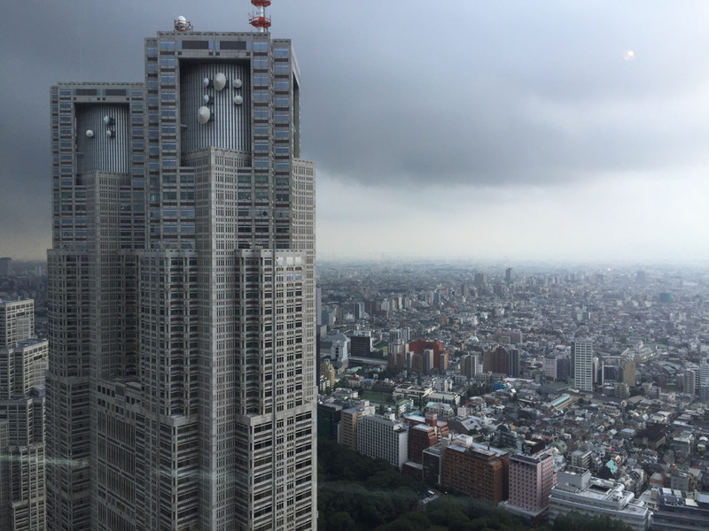 View from 51st floor, Sumitomo building
