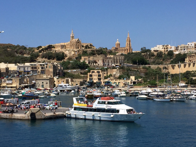 Arriving in Gozo