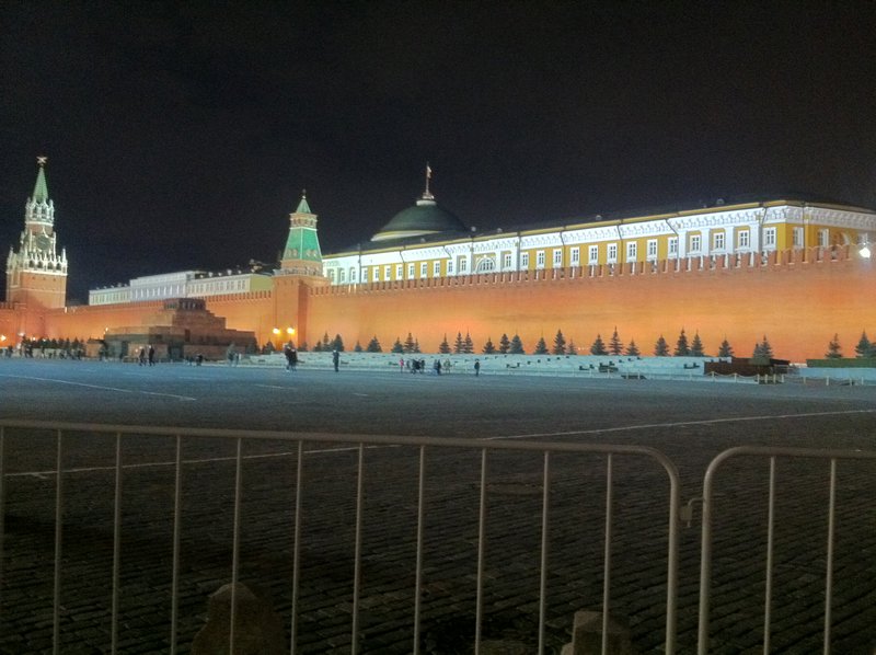 Kremlin Walls at Night 1