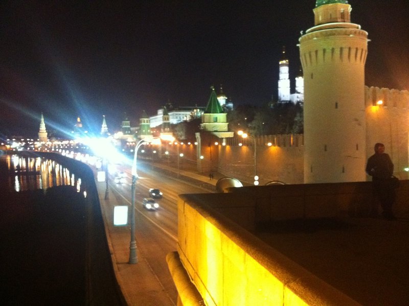 Kremlin Walls at Night 2